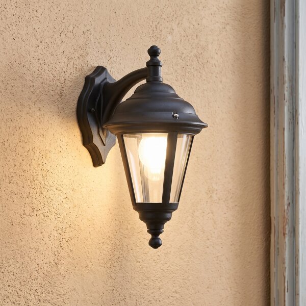 Applique extérieure Noir Rustique Aluminium IP44 ELEANOR