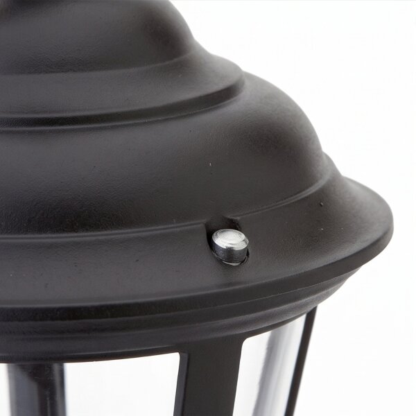 Applique murale rustique IP44 aluminium noir E27