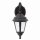 Applique murale rustique IP44 aluminium noir E27