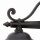 Applique murale rustique IP44 aluminium noir E27
