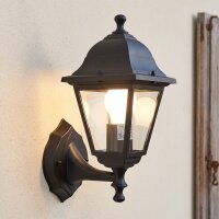 Applique murale rustique Ext&eacute;rieur Noir E27 IP44...