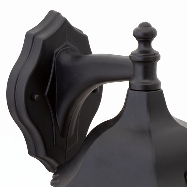 Applique murale Extérieur Aluminium IP44 Noir Rustique