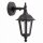 Lanterne dextérieur Mur Noir IP44 Aluminium Rustique
