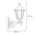 Applique murale rustique Extérieur Noir E27 IP44 Lampe dextérieur