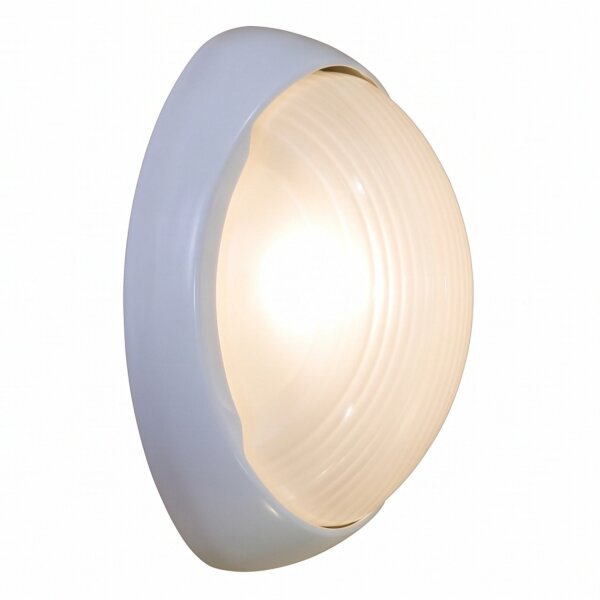 Lampe dextérieur mur IP44 blanc aluminium E27 entrée escalier