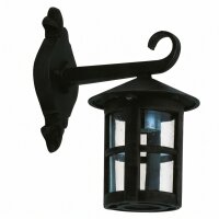Lampe dextérieur rustique Mur Noir IP43...