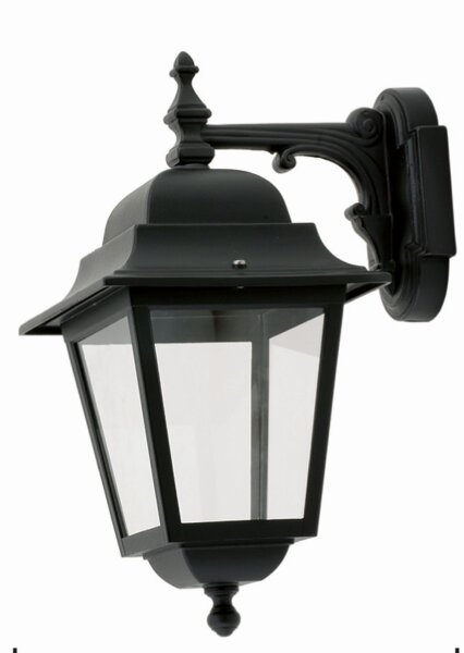 Lampe dextérieur noire Rustique H:41cm Aluminium IP44