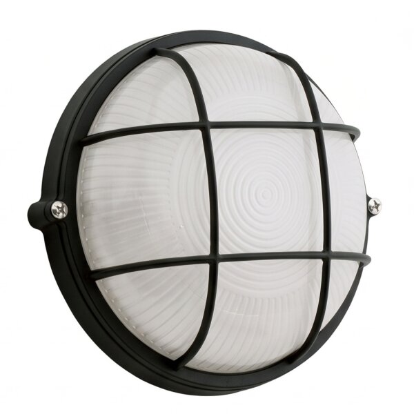 Applique maritime extérieure IP44 ronde Ø25cm aluminium