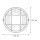 Applique maritime extérieure IP44 ronde Ø25cm aluminium