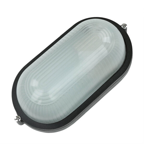 Applique extérieure maritime IP44 L:21cm noir blanc E27