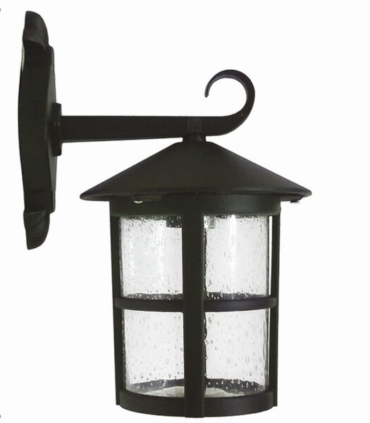 Applique extérieure Noir Rustique IP43 E27 HENA Lanterne