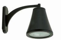 Applique extérieure IP44 Moderne Aluminium Noir E27