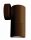 Lampe dext&eacute;rieur compacte mur IP54 aluminium E27 en brun