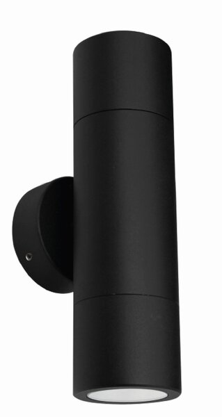 Lampe dextérieur noire aluminium IP54 E27 Up Down Lampe