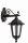 Applique ext&eacute;rieure IP44 aluminium noir E27 Rustique