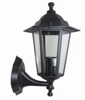 Applique murale extérieure rustique noire IP44...