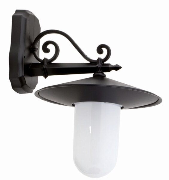 Elégante lampe dextérieur IP44 Rustique Noir Aluminium