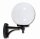Lampe dext&eacute;rieur vintage Boule Abat-jour IP43 E27 Noir Blanc