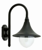 Applique extérieure Noir Aluminium IP43 Rustique