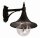 Applique ext&eacute;rieure Noir Aluminium IP43 E27 Rustique