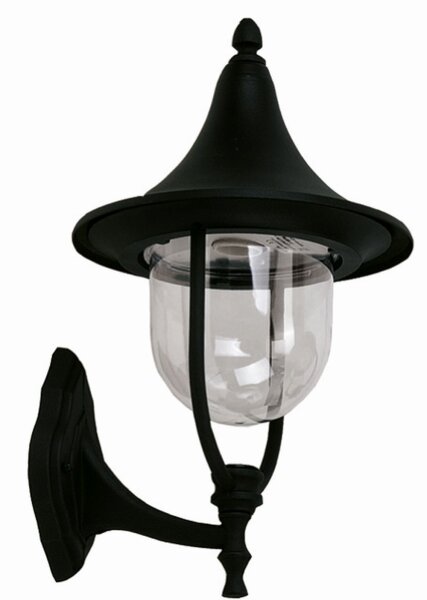 Lanterne murale dextérieur MADILAH Noir Aluminium E27 IP43