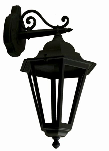 Applique extérieure Noir Rustique IP44 E27 MINERVA