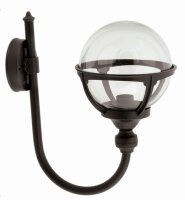Applique dextérieur vintage Noir IP44 Boule...