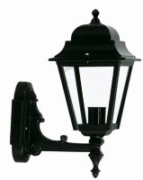Lampe dext&eacute;rieur noire Rustique IP44 E27 H:37cm...
