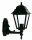 Lampe dext&eacute;rieur noire Rustique IP44 E27 H:37cm Lanterne