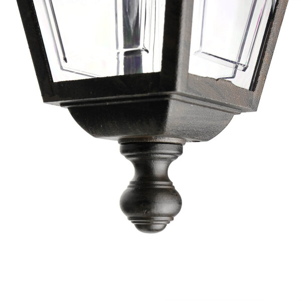 Lampe dextérieur noire Aluminium IP44 Rustique E27