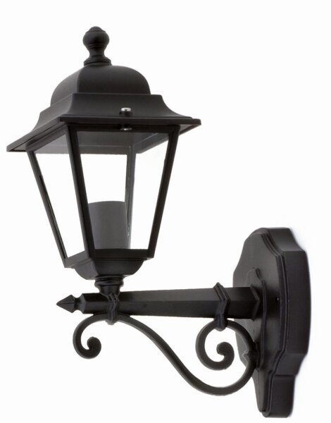 Lanterne murale dextérieur SHELLINA Noir Aluminium E27 IP44