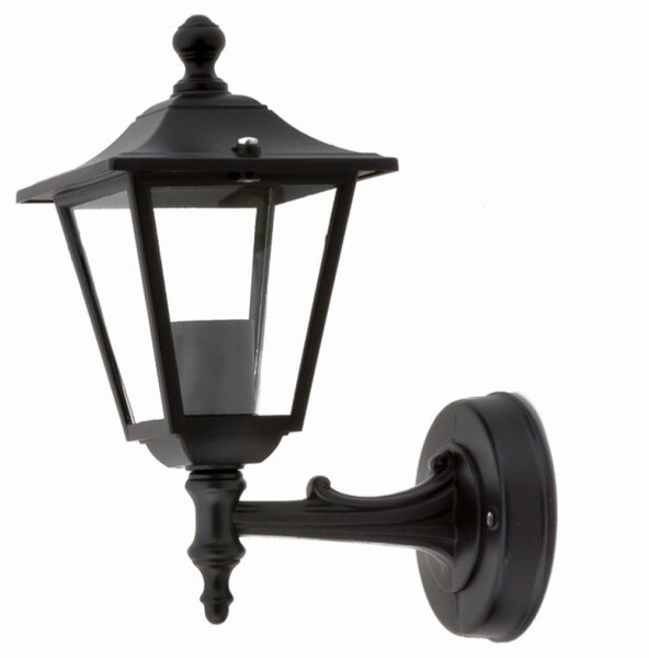 Lampe dextérieur rustique noire IP44 aluminium E27