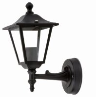 Lampe dextérieur rustique noire IP44 aluminium E27