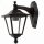 Lampe murale dext&eacute;rieur Aluminium IP44 Noir Rustique &eacute;l&eacute;gant