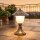 Lampe dallée jardin laiton verre H:29cm extérieur ANDROS