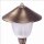Lampe dallée jardin laiton verre H:29cm extérieur ANDROS