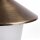 Lampe dallée jardin laiton verre H:29cm extérieur ANDROS