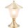 Lampadaire résistant aux intempéries laiton rustique H:29cm