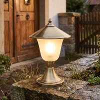Eclairage de jardin en laiton verre inoxydable...