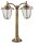 Lampe dExt&eacute;rieur Debout Laiton Verre Maritim H:55cm