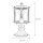 Lampe dextérieur antique Lampe de socle MYKO laiton véritable