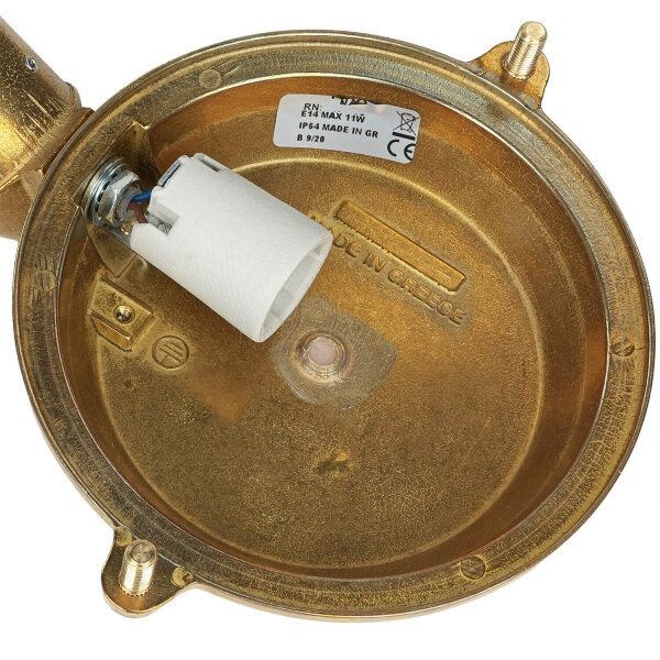 Lampe dallée décorative KARPAHTOS jardin laiton