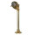 Lampe dallée décorative KARPAHTOS jardin laiton