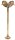 Eclairage de chemin Jardin Laiton Style Maritime H:58cm