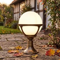 Premium lampe de socle extérieur en laiton...