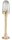 Lampe dall&eacute;e d&eacute;corative laiton verre H:65cm ext&eacute;rieur