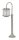 Lampe de jardin inoxydable en laiton verre H:62cm