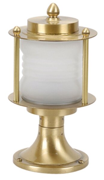 Petite lampe de jardin Debout en laiton H:29cm MYKO