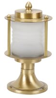 Petite lampe de jardin Debout en laiton H:29cm MYKO