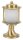Petite lampe de jardin Debout en laiton H:29cm MYKO